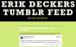 Erik's Tumblr Feed