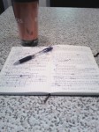 Moleskine Notebook and Pilot G-2 Pen