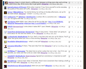 Blogchat screenshot