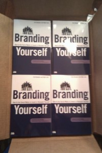 Copies of the book Branding Yourself by Erik Deckers and Kyle Lacy