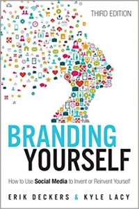 The Branding Yourself cover. Cover design is just one important facet of writing books.